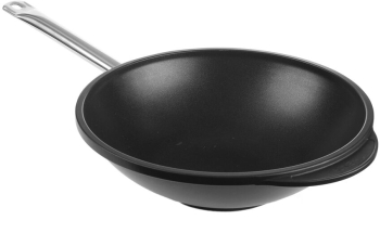 Wok 320x H 100 mm aluminiu turnat TITANIUM PROFESIONAL 