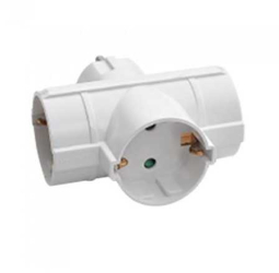 Adaptor distribuitor 3 prize SCHUKO 3x 16A MAX 3680W V-TAC 