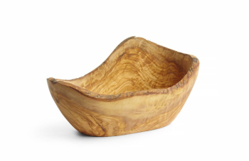 Bol decorativ din lemn de maslin HENDI 300x190x H 110mm 