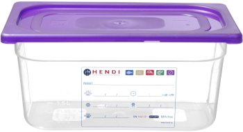 Capac Gastronorm mov GN 1/3 Hendi 325x176 mm HACCP polipropilena 