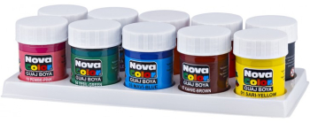 Culori Guase 10x25ml/Borcan PVC Nova Color NC-114