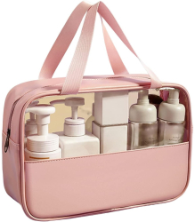 Geanta cosmetice Flippy pentru voiaj sau organizare 26 x 15 x 10 cm roz 