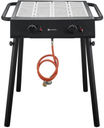Gratar pe gaz Xantos Negru HENDI 9 5kW 770x710x H 870mm 