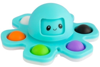 Jucarie Pop It Flippy Fidget Toy antistres senzoriala Verde 