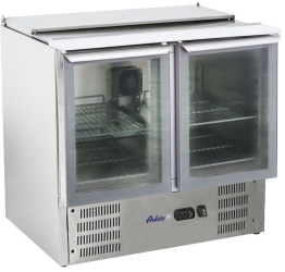 Masa rece cu 2 usi si cu capac inclinat Hendi 900x700x H 860 mm 