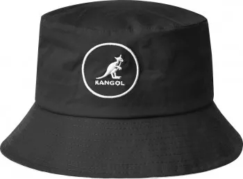 Palarie neagra Kangol Cotton Bucket 