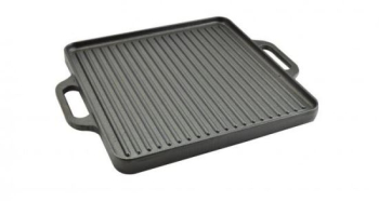 Placa gratar fonta patrata 2 fete 42x42 cm Perfect Home 