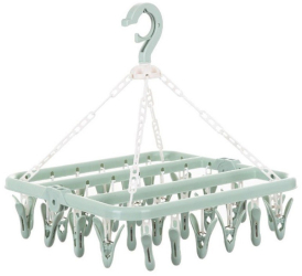 Uscator de rufe Flippy 32 de cleme Plastic Pliabil rotire 360 grade 32x32 cm Verde