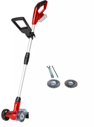 Aparat pentru curatat dale Einhell GE-CC 18 Li fara acumulator 18 V perii 10 cm 