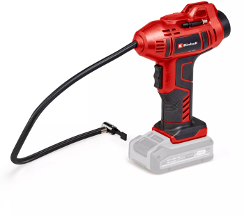 Compresor portabil pe acumulator Einhell PXC CE-CC 18 Li-Solo 11 bar manometru digital fara acumulator si incarcator 