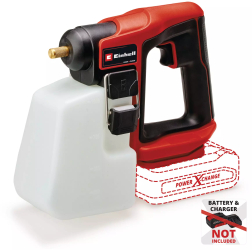Pulverizator pe acumulator Einhell Power X-Change GE-WS 1810 Li-Solo capacitate rezervor 1 litru presiune maxima pompa 2.5 bar fara acumula 