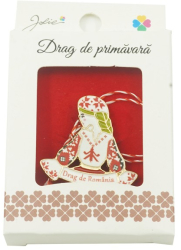 Brosa Mica in Cutie Jolie model Drag de Romania