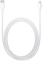 Cablu de date si de incarcare Apple USB Tip-C-Lightning 1 metru Flippy Alb 