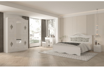Dormitor ZQB-811 3 USI Alb 