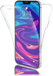 Husa de protectie Flippy compatibila cu Apple iPhone 13 Pro Max Full Tpu 360 Transparent