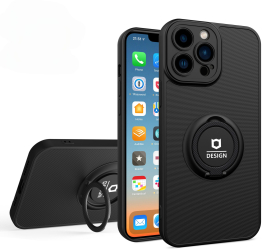 Husa Eagle Eye cu Stand pentru Samsung A52 5G Negru Suport Auto Magnetic Protectie Antisoc Flippy 