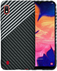 Husa pentru Samsung Galaxy A10 - Techsuit Carbonite FiberShell - Stealth Gray 
