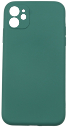 Husa protectie Flippy compatibila cu Apple iPhone 12 Mini Liquid Silicone Case Verde 
