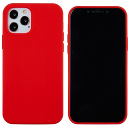 Husa protectie Flippy compatibila cu Apple iPhone 13 Mini Liquid Silicone Rosu 