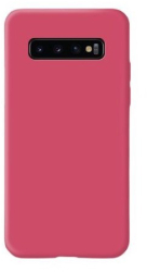 Husa protectie Flippy compatibila cu Samsung Galaxy S10 E Liquid Silicone Case Fuchsia 