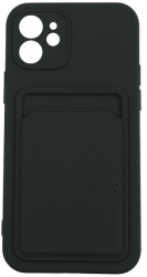 Husa protectie Flippy cu suport card compatibila cu Samsung Galaxy A32 5G Negru 