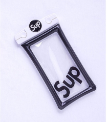 Husa subacvatica Mascot Waterproof Flippy Snowproof Universala cu Snur pentru telefon sau documente Sup Alb-Negru 