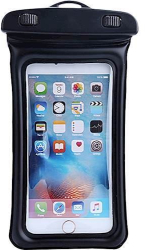 Husa subacvatica Matte Cushion Waterproof Flippy Snowproof Universala cu Snur pentru telefon sau documente Negru 