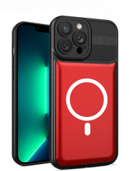 Husa Urban Armor pentru Samsung S22 Rosu Suport Auto Magnetic Protectie Antisoc Flippy 