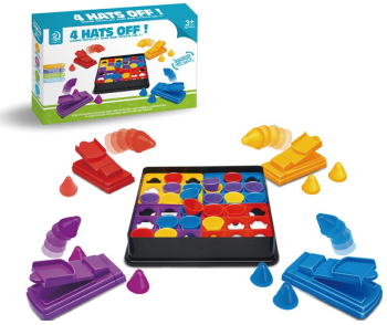 Joc Interactiv pentru Copii Flippy 4 Hats Off Tabla de Joc Figurine Palarii Multicolor