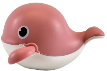 Jucarie de baie pentru copii Flippy balena roz 
