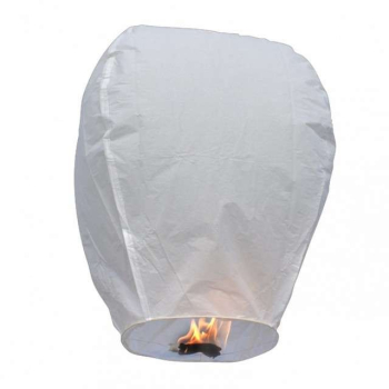 Lampion zburator clasic pentru evenimente Alb 