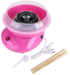 Masina KlaussTech De Facut Vata De Zahar Cotton Candy Maker Roz Pentru Acasa Bete Incluse In Pachet 
