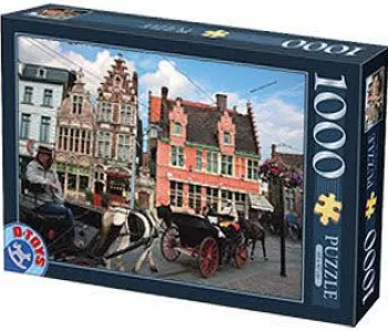 PUZZLE 1000 PCS -PEISAJE DE ZI - GENT BELGIA - 62154-08 