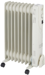 Radiator KlaussTech Electric Cu 9 Elementi 2000w 640 X 430 Mm Material Fier Termostat 3 Trepte Putere 15-20 Mp Crem 