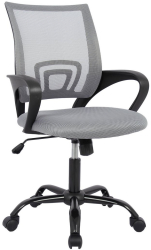 Scaun birou negru gri Jerez 54x49x92.5 cm 