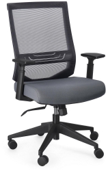 Scaun birou negru gri Marcus 62.5x64x104/113.5 cm 
