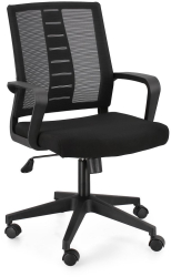 Scaun birou negru Roman 62x55.5x93.5/103 cm 