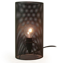Veioza 25 w e14 metal negru platinet 