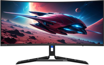 curbat Lenovo 34" 180Hz VA WLED Legion R34w-30, WQHD, AMD FreeSync Premium, Adaptive Sync, HDR10, boxe, negru