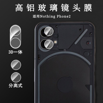 Folie Sticla pentru Camera Flippy Compatibila cu Nothing Phone 1 3D Transparent 