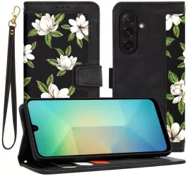 Husa pentru Samsung Galaxy A26 5G - Techsuit FlipCraft - Flowers of the Dawn 