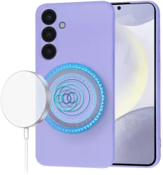 Husa pentru Samsung Galaxy S24 Plus - Techsuit SoftFlex MagSafe - Light Purple 