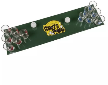 Joc pentru adulti de petrecere Shots Pong 12 shooturi Gonga® Verde 