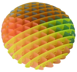Jucarie Worm Fidget de Decompresie Flippy Anti Stres Dimensiune Compacta 10 cm Dimensiune Extinsa 24.5 cm Multicolor 