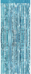 Perdea Franjurata Flippy Model Decor Petrecere pentru Fundal de Poze Amenajare Colorata a Petrecerii Dimensiune 100x200 cm Albastru De 