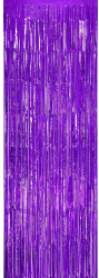 Perdea Franjurata Flippy Model Decor Petrecere pentru Fundal de Poze Amenajare Colorata a Petrecerii Dimensiune 100x200 cm Mov Deschis 