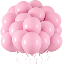 Set 10 Baloane din Latex Flippy Model Party 13 cm 1 g Roz 