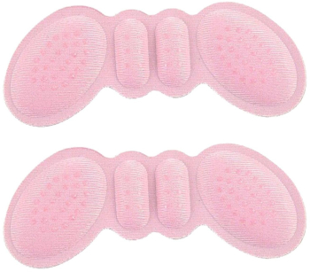 Set 2 Branturi cu Pernute pentru Calcai Flippy Suport Interior pentru Incaltaminte Marime Universala Aderent pe Piele Roz 