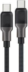 Cablu de incarcare Type-C to Type-C 60W High-Speed Charging 1.2m - Acefast C10-03 - Black 