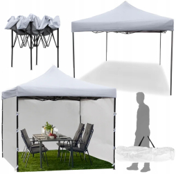 Cort pavilion cu 3 pereti 3 x 3 m MalTec 112811